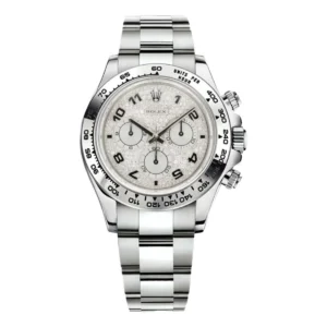 Rolex 116509 Cosmograph Daytona Pave Diamond Arabic Dial Oyster White Gold 40mm