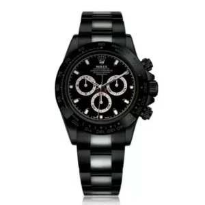 Rolex Daytona 116523 Black Dial Black PVD Oyster Bracelet Watch