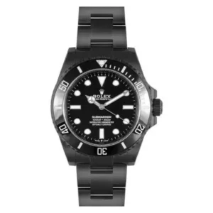 Rolex Submariner 124060 Black Dial Black PVD Oyster Bracelet Watch