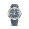 Patek Philippe 5164G-001 Aquanaut Blue-Gray Dial Blue-Gray Composite Strap