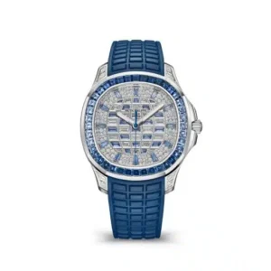 Patek Philippe 5268-461G-001 Aquanaut Diamond Dial Blue Composite Strap