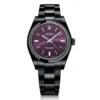 Rolex Oyster Perpetual 114300 Aubergine Dial Black PVD Oyster Bracelet Watch