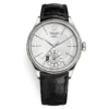 Rolex Cellini 50529-0006 Silver Dial Leather Strap Dual Time 39mm